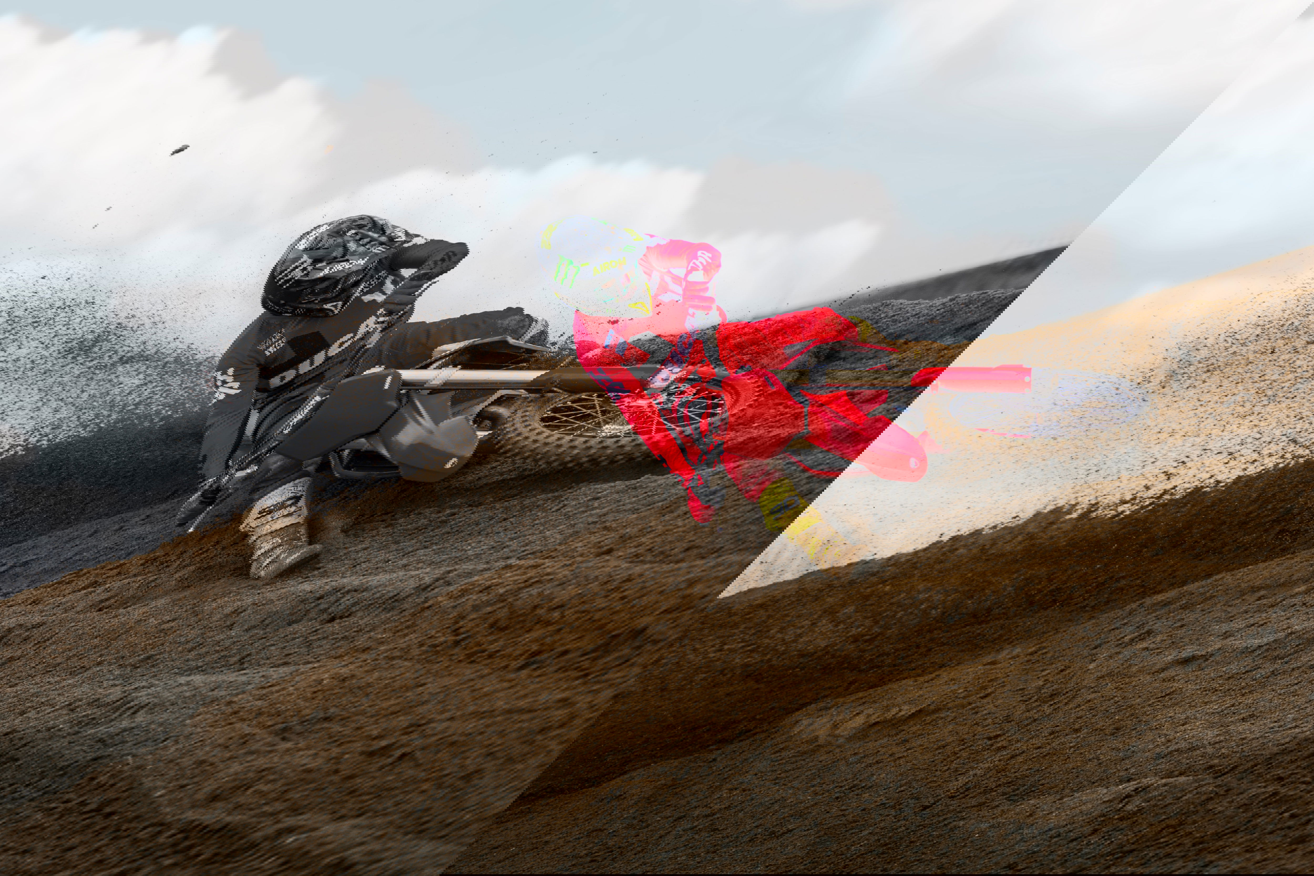 Ducati Desmo450 MX in action