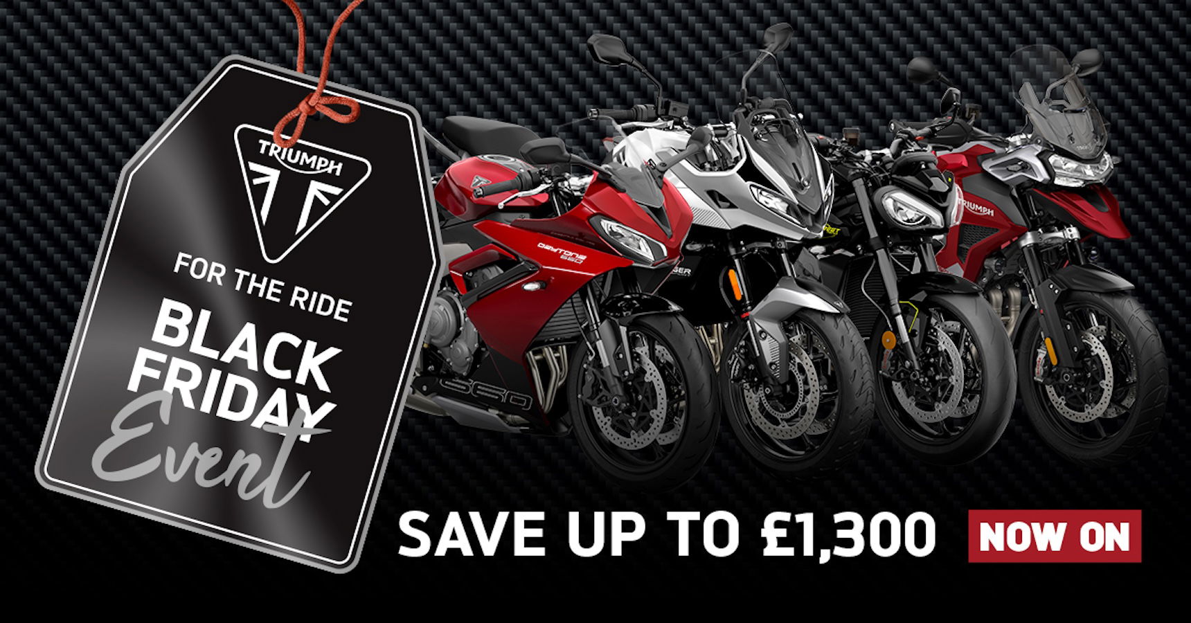 The Triumph Black Friday Sale is now LIVE