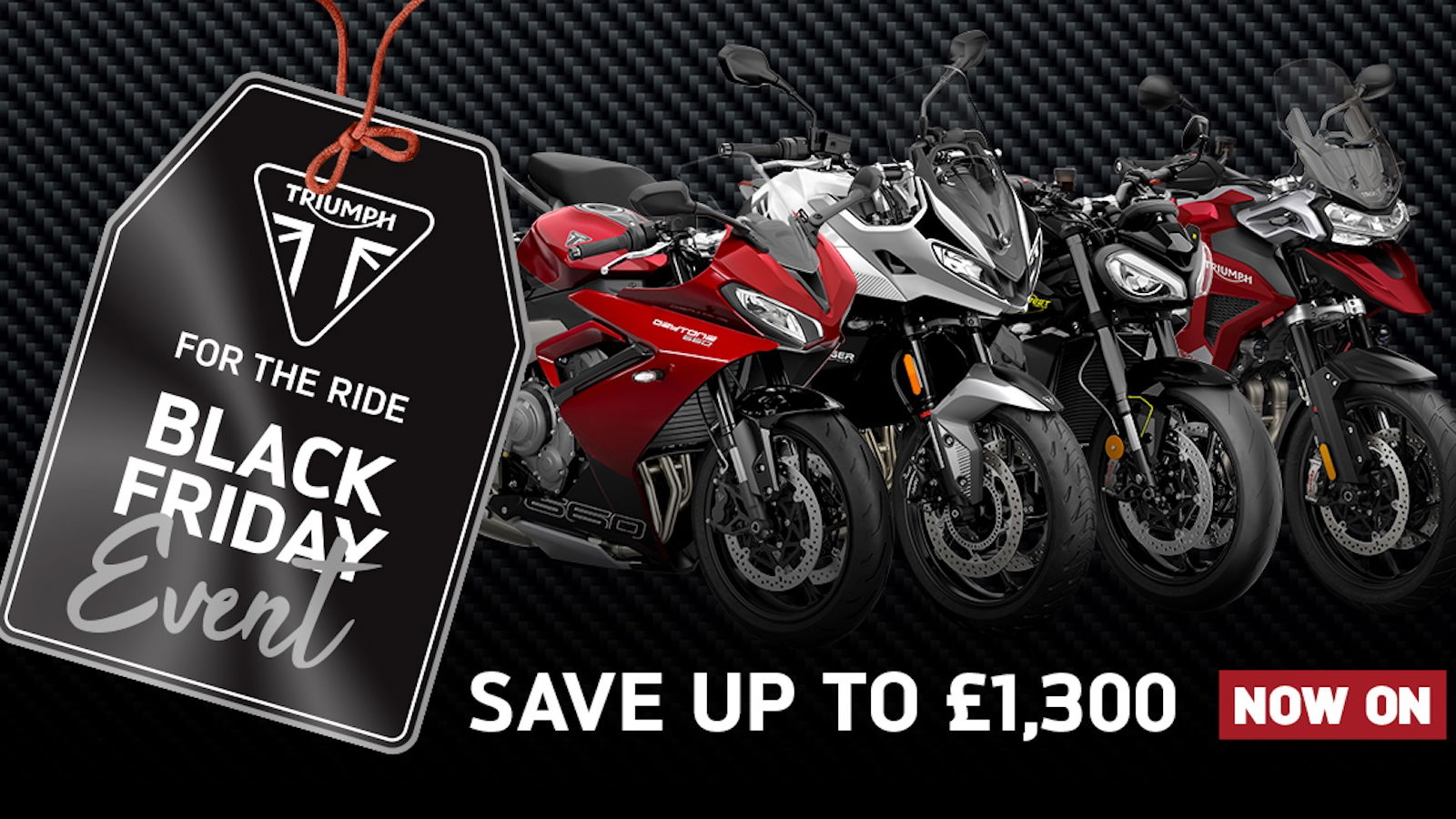 The Triumph Black Friday Sale is now LIVE