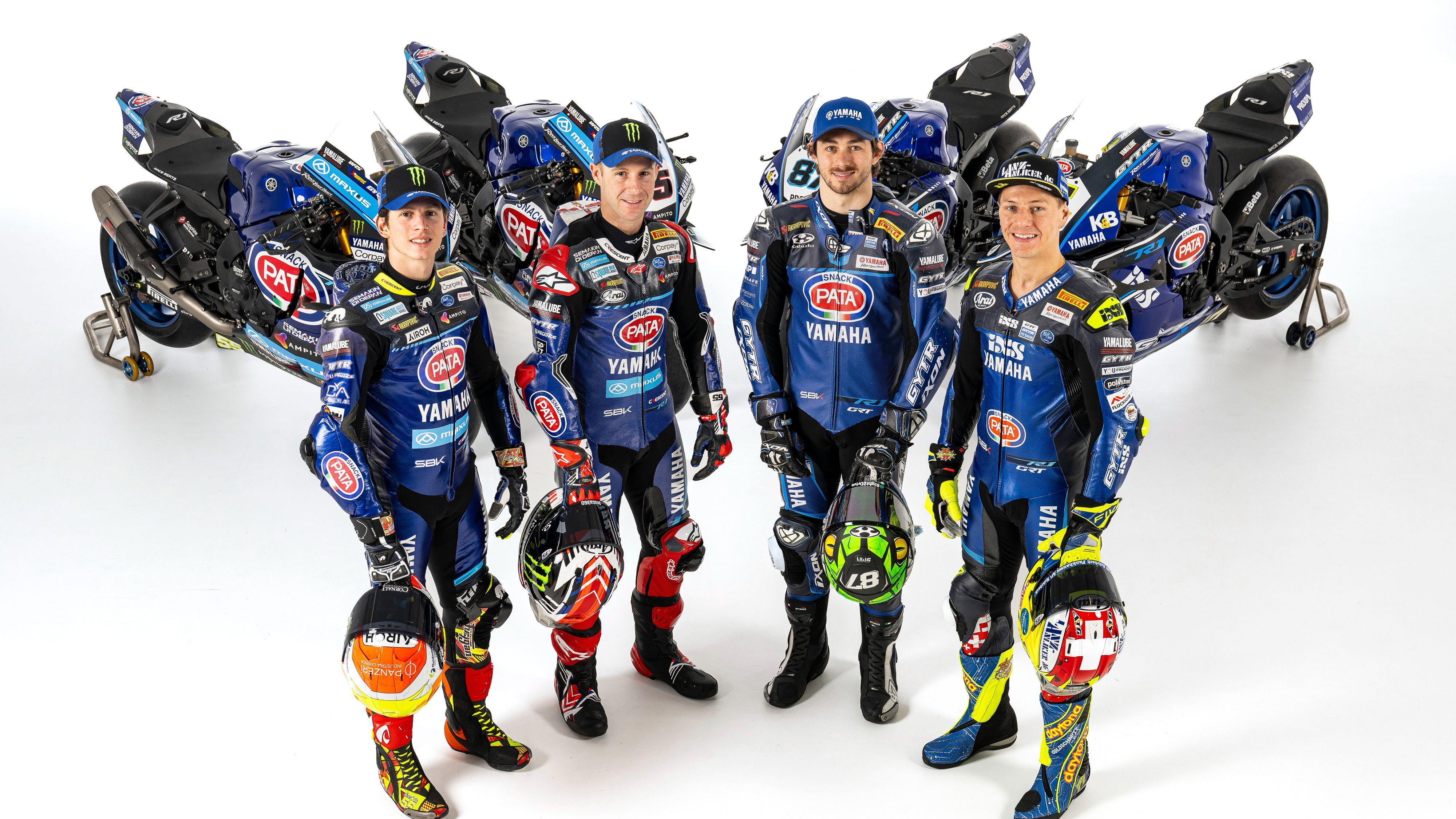 Pata Yamaha, GRT Yamaha, 2025 WorldSBK launch. Credit: Yamaha Racing.