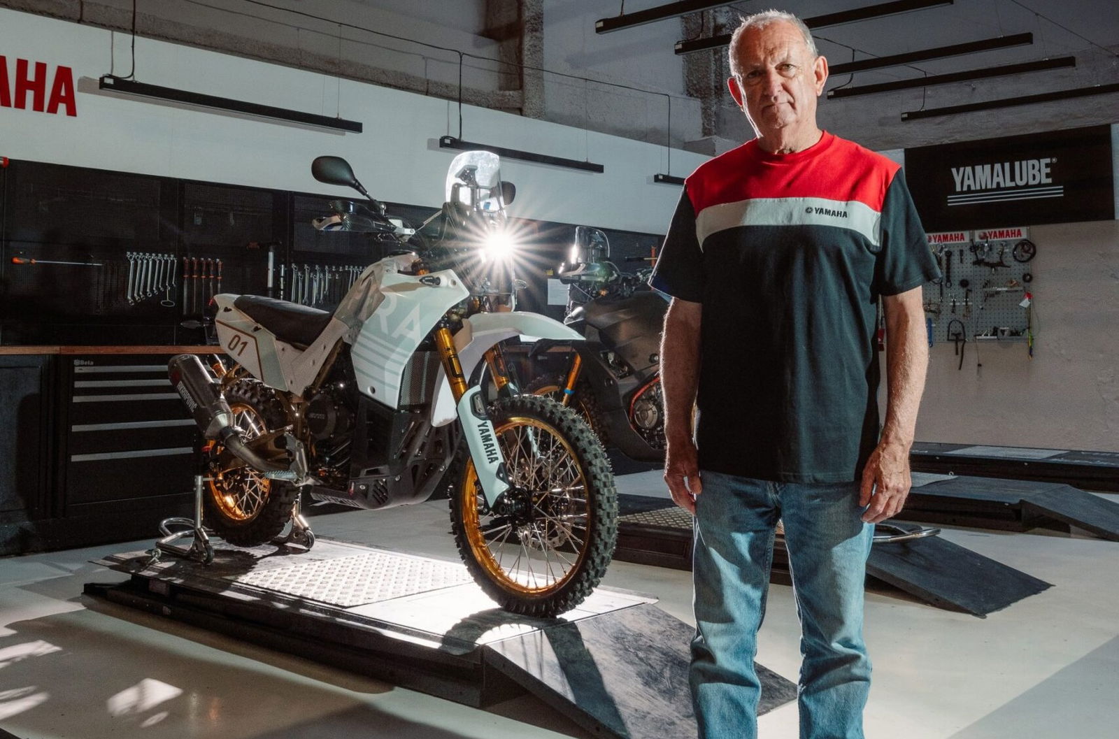 Ramón Forcada and the Yamaha Tenere 700 Pura 01