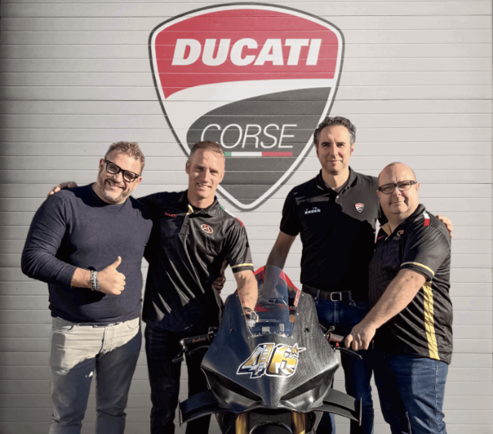 Tommy Bridewell with the new Superbike Advocates Team